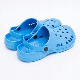 Flameshoes Pantuflas Mujer Azul Light Crocs Eva 9