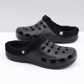 Flameshoes Pantuflas de Mujer Warm Black Kroks Eva negro 1 Flameshoes Pantuflas de Mujer Warm Black Kroks Eva negro 1