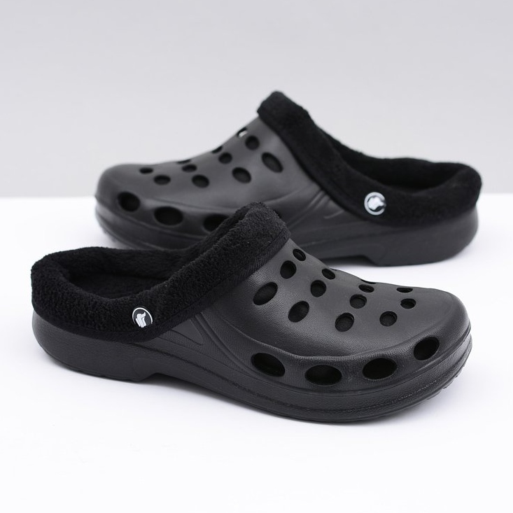 Flameshoes Pantuflas de Mujer Warm Black Kroks Eva negro 1 Flameshoes Pantuflas de Mujer Warm Black Kroks Eva negro 1