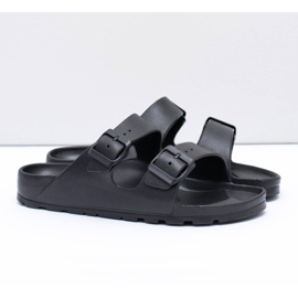 Flameshoes Pantuflas negras Garden Light para hombre negro 1