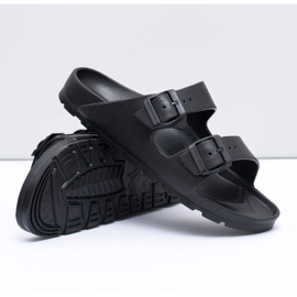 Flameshoes Pantuflas negras Garden Light para hombre negro 4
