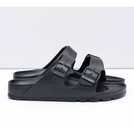 Flameshoes Pantuflas negras Garden Light para hombre negro 3