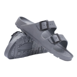Flameshoes Pantuflas grises Garden Light para hombre 4