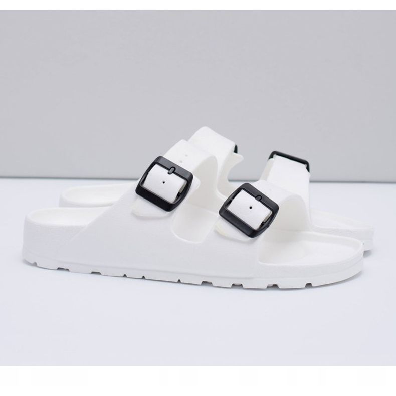 Flameshoes Pantuflas blancas Garden Light para hombre blanco 1