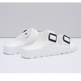 Flameshoes Pantuflas blancas Garden Light para hombre blanco 4