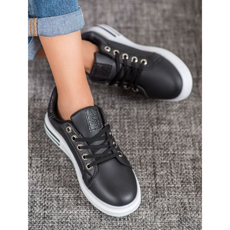 Diamantique Calzado deportivo en la plataforma negro 1