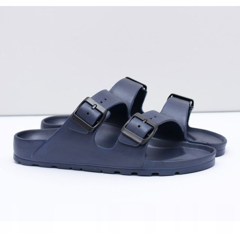 Flameshoes Pantuflas Garden Light azul marino para hombre 1 Flameshoes Pantuflas Garden Light azul marino para hombre 1