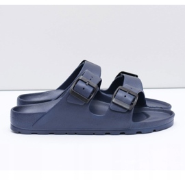 Flameshoes Pantuflas Garden Light azul marino para hombre 3