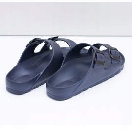 Flameshoes Pantuflas Garden Light azul marino para hombre 4