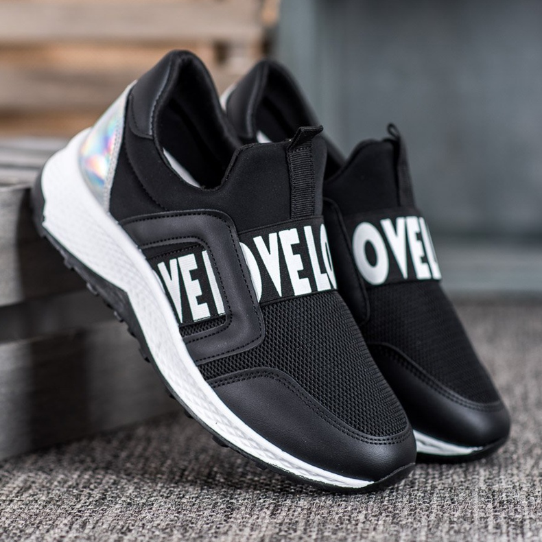 Seastar Slipons en la plataforma del amor negro 1