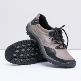 KENT Zapatos Trekking Hombre Piel Gris Gretin 6