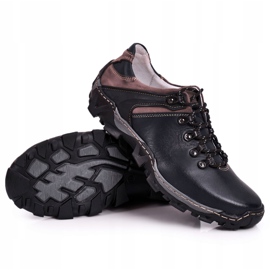 Bednarek Polish Shoes Zapatos de trekking en piel para hombre Filippo azul marino 8