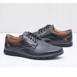 Zapatos Efrato negros para hombre 4