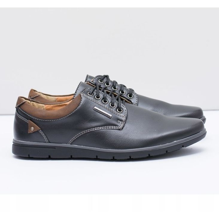 Zapatos Efrato negros para hombre 2