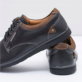 Zapatos Efrato negros para hombre 6