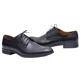 Zapatos formales negros elegantes para hombre Damoste 7