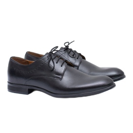 Zapatos formales negros elegantes para hombre Damoste 2