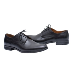Zapatos formales negros elegantes para hombre Damoste 4