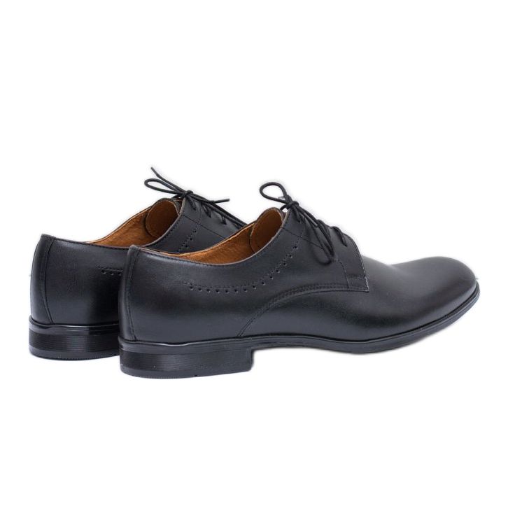 Zapatos formales negros elegantes para hombre Damoste 1