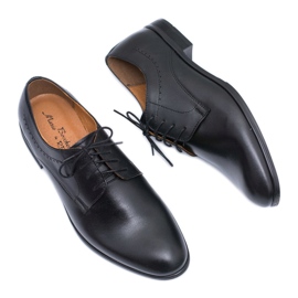 Zapatos formales negros elegantes para hombre Damoste 6