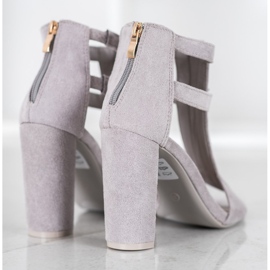 Seastar Sandalias con cremallera gris 1 Seastar Sandalias con cremallera gris 1