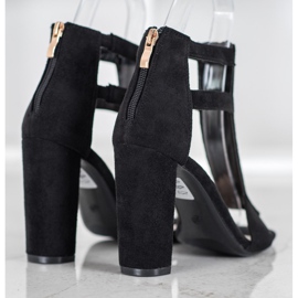 Seastar Sandalias con cremallera negro 3