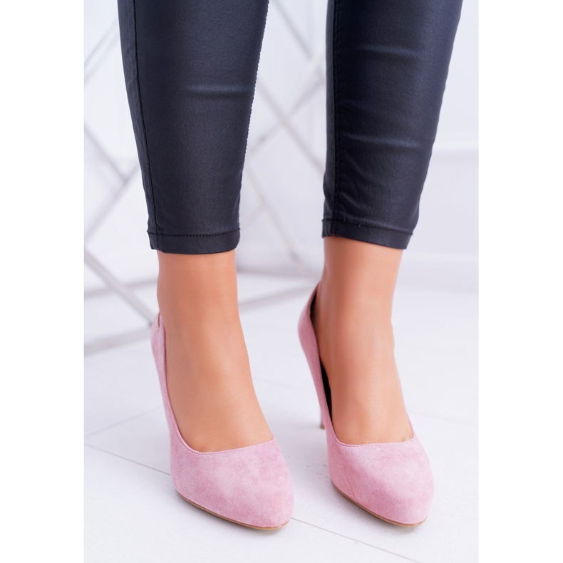 De Mujer Salón Rosa Con Tacón Ante Sergio Leone Campbell 1