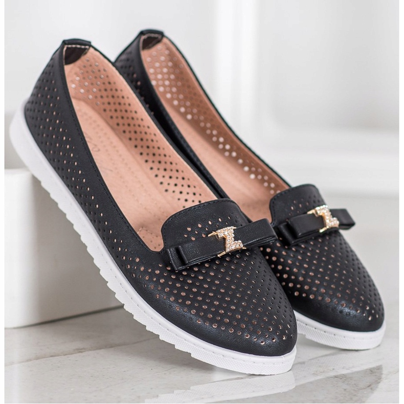 Weide Señores calados con adorno negro 2 Weide Señores calados con adorno negro 2