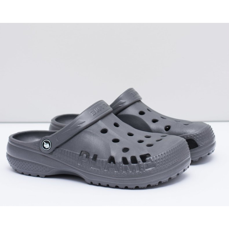 Flameshoes Pantuflas De Hombre Para Piscina Kroksy Eva Grey gris 1 Flameshoes Pantuflas De Hombre Para Piscina Kroksy Eva Grey gris 1