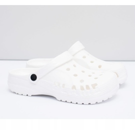 Flameshoes Pantuflas Hombre Para Piscina Kroksy Eva Blanco 1