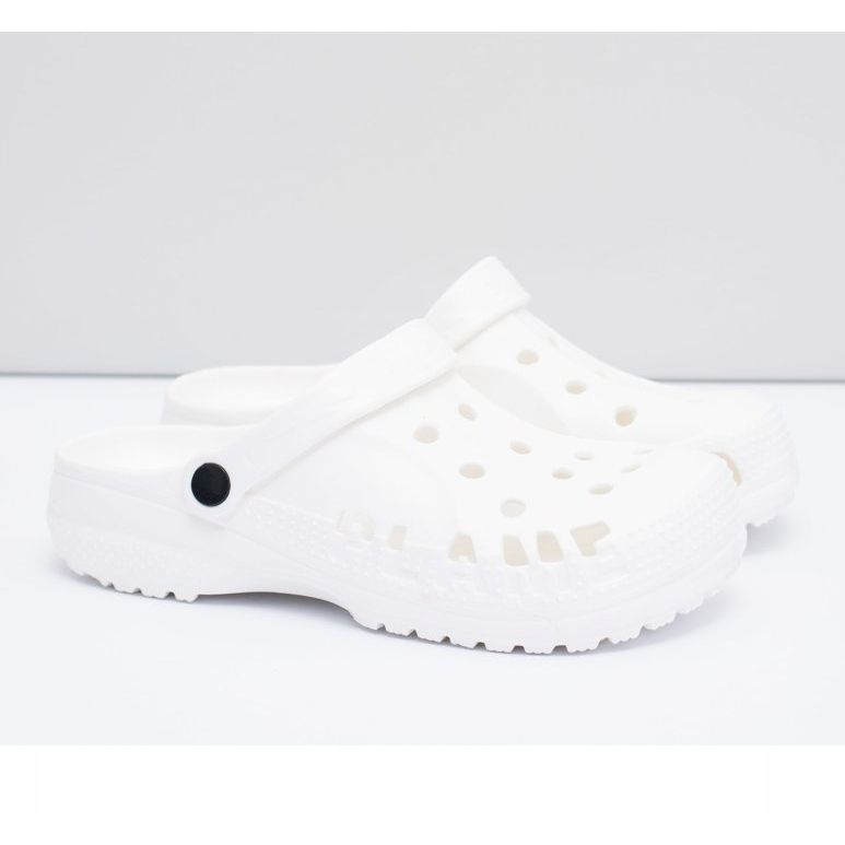Flameshoes Pantuflas Hombre Para Piscina Kroksy Eva Blanco 1