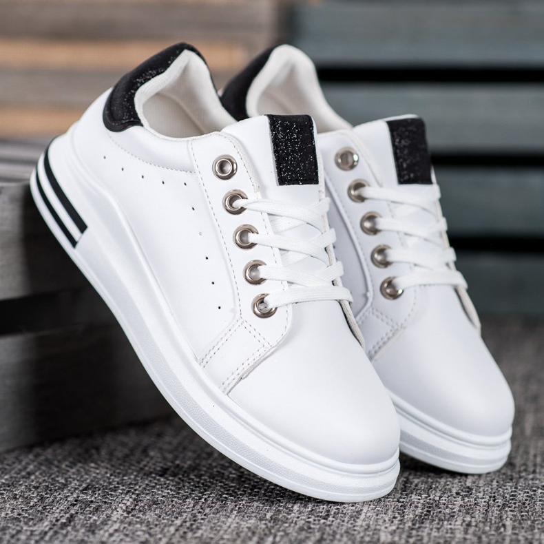 Diamantique Calzado deportivo en la plataforma blanco 1