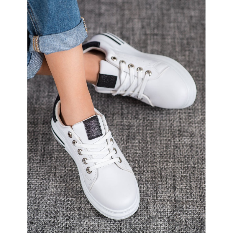 Diamantique Calzado deportivo en la plataforma blanco 2