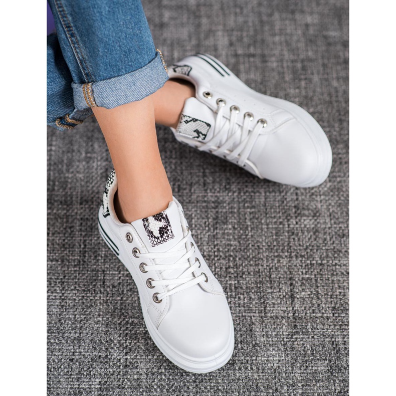 Diamantique Calzado deportivo en la plataforma blanco 2