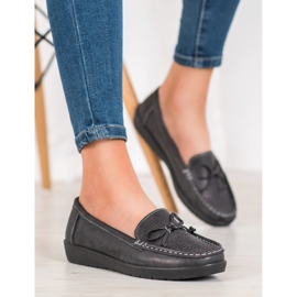 SHELOVET Mocasines cómodos negro 2