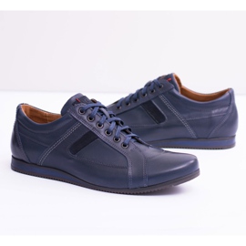 Neex Calzado Deportivo Hombre Piel Sferis azul marino 4