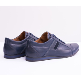 Neex Calzado Deportivo Hombre Piel Sferis azul marino 3