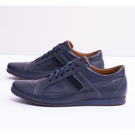 Neex Calzado Deportivo Hombre Piel Sferis azul marino 5