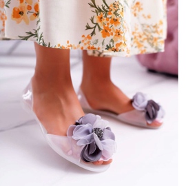 Lu Boo | Bailarinas Goma Meliski Flores Candela Blanca blanco 1 Lu Boo | Bailarinas Goma Meliski Flores Candela Blanca blanco 1
