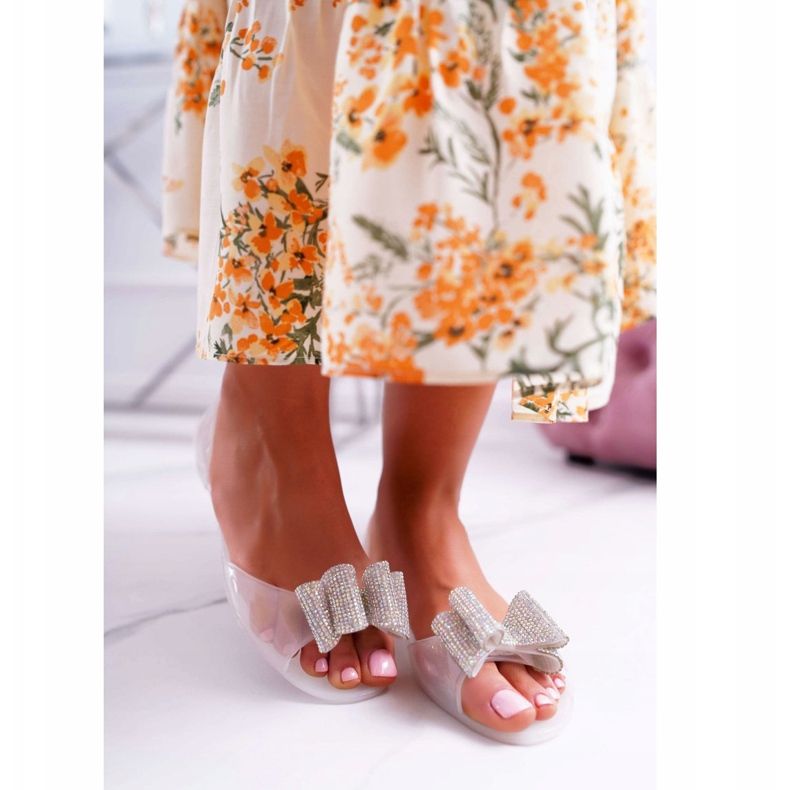 Lu Boo | Bailarinas Goma Meliski Lazo Blanco Cindela 2 Lu Boo | Bailarinas Goma Meliski Lazo Blanco Cindela 2