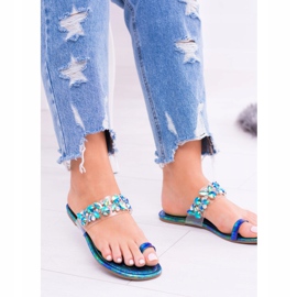 Lu Boo Elegantes Pantuflas Gasolina Lentejuelas Tanut multicolor 2 Lu Boo Elegantes Pantuflas Gasolina Lentejuelas Tanut multicolor 2