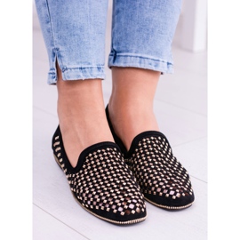 Bailarinas Caladas Negras Lu Boo Lordsy Brads Carmar negro 1 Bailarinas Caladas Negras Lu Boo Lordsy Brads Carmar negro 1