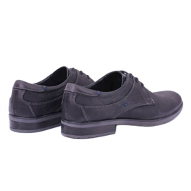 KOMODO Zapatos Santiago Elegantes Hombre Piel Negra negro 2