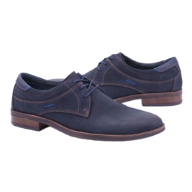 KOMODO Zapatos Elegantes en Piel Hombre Santiago Azul Marino 6