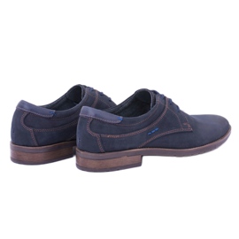 KOMODO Zapatos Elegantes en Piel Hombre Santiago Azul Marino 2