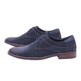 KOMODO Zapatos Elegantes en Piel Hombre Santiago Azul Marino 4