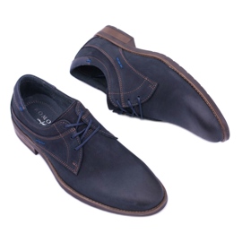 KOMODO Zapatos Elegantes en Piel Hombre Santiago Azul Marino 5