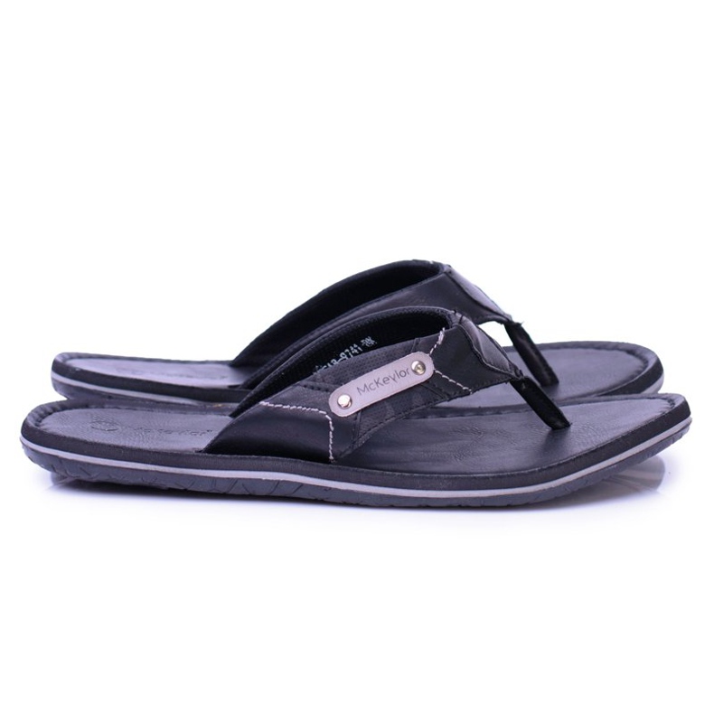 Mckeylor Chanclas Ayumu ligeras negras negro 1