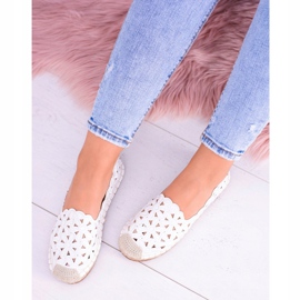 Lu Boo Bailarinas De Mujer Blancas Macarena Flowers blanco 7