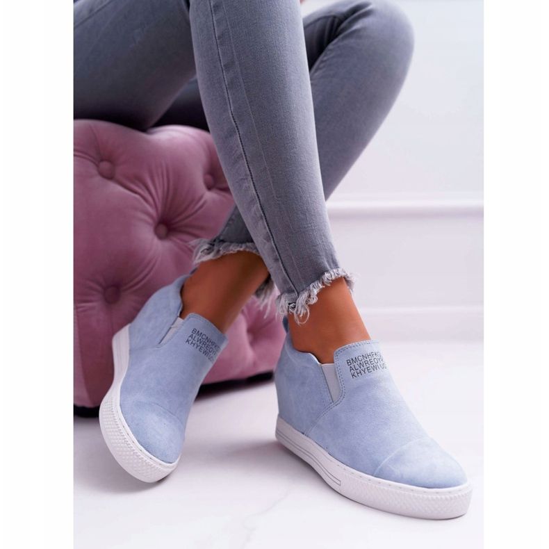 Zapatillas de mujer Snekers Lu Boo Slip Blue Kaori azul 1 Zapatillas de mujer Snekers Lu Boo Slip Blue Kaori azul 1